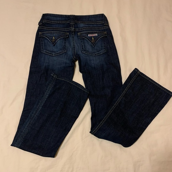 Hudson Jeans Denim - Hudson Jeans Midrise Signature Boot Cut dark wash Size 26, 32 inch inseam